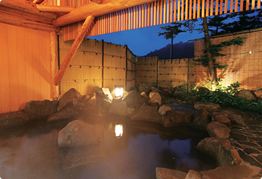 度假村药材温泉池